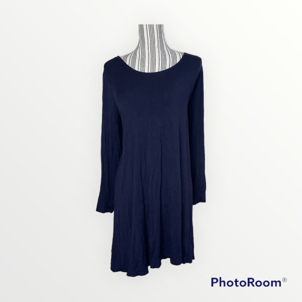 Philosophy Soft Blue Long Sleeve Top Tunic Size 1X